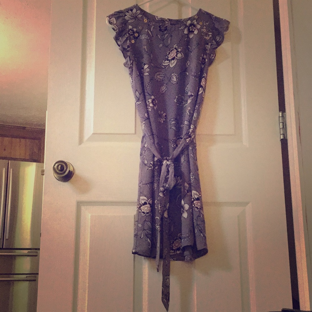 Purple loft dress.